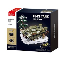 Sluban Power Bricks Tank T34 S na dálkové ovládání